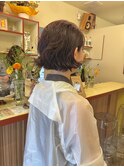 〈浅草 半個室〉ボブパーマ/ラベンダーブラウン