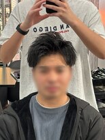 ガオプロデュースバイレボ(gao produced by revo)&nbsp;スパイキーショートアップバングツーブロックショートビジネス柏