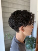 木々&nbsp;センターパート×シャドウパーマ