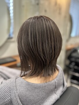 イルダバイグラッシー センター北(iluda by glassi) ふんわりくびれカット◎ナチュラルハイライト《高倉》