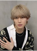 MEN’S HAIR/波巻きツイストスパイラル/リバースセンターパート
