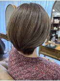 大人女性の方へ◎白髪を明るく馴染ませるカラー