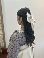 アメイジングヘアー 千歳店(AMAZING HAIR) 卒業式ハーフアップ