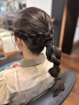 ヘアーアンドメイク ルシエル(hair&make Luxiel)&nbsp;クラシカル・ブレイドポニー★ヘアアレンジ