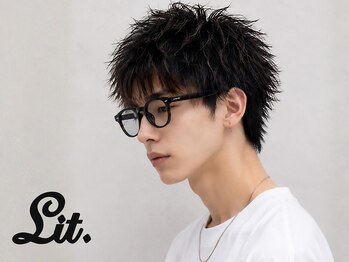 リットバイフィフス 甲南店(Lit. by fifth)の写真/《ショートヘア×波巻きスパイラルパーマのデザインが◎》清潔感のあるスタイルで、ビジネスシーンでも◎