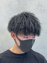 ルースト 南堀江店(ROOST) 刈り上げセンターパート/波巻きツイストスパイラル/南堀江