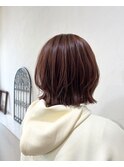 ボブレイヤー前髪
