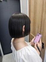 アリー 新百合ヶ丘店(ally)&nbsp;どんな人にも似合う！丸くなりすぎないミニボブ