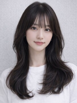 ガーディナ(Gardina) ダークアッシュ 顔周りレイヤー 韓国ヘア 髪質改善 20代