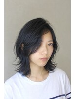 エルメ バイ アンフィー(Elme by anphi)&nbsp;【Elme 野呂】顔まわりレイヤー×ミディアムウルフ