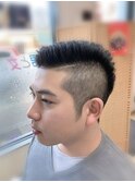 刈り上げツーブロック★震災刈り