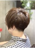 前下がりショートボブディ