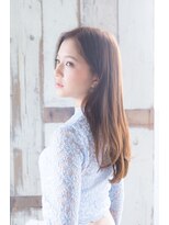 ルミナ オーガニックヘアー(LU3NA organic hair) ツヤのヴェールをまとったピュアな美女スタイル