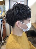 横浜★ナチュラルウェーブミディアムマッシュ