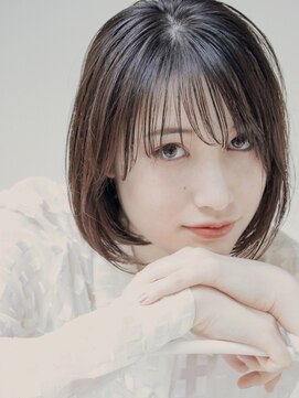 コクーン 銀座(Cocoon) シースルーボブ#黒髪#ボブルフ#小顔#ネビージュ#ワンレン