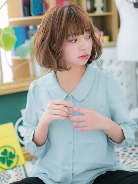 カバーヘア ブリス 上尾西口店(COVER HAIR bliss) ★大人可愛いハイライトくせ毛風小顔Aラインボブ20代30代40代★8