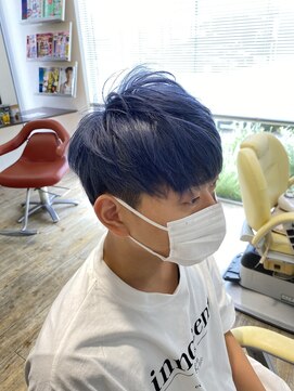 ケイズヘアー(K’s hair) ブルーブラックマッシュ