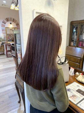 フェイバー 警固店(FAVOR) ピンクパープル/パーソナルカラー診断/縮毛矯正/オージュア