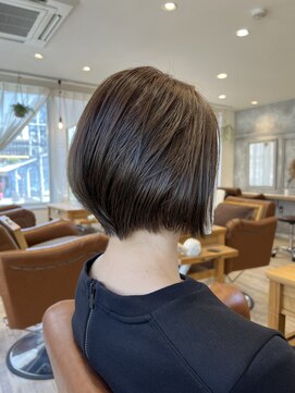 ラボヌールヘアー 宇都宮店(La Bonheur hair) スッキリ♪前下がりショートボブ