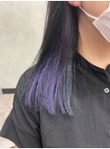 イヤリングカラーバイオレット