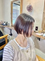 ヘアデザイン ホーム(hair design Home) 前下がりショートボブ