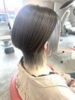 ヘア スパ リゾート リアン(hair spa resort Lien)&nbsp;ウルフカット　ホワイトグレーインナー