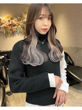 ロンド レア 天神大名店(Lond Le’a) ダブルカラー/インナーカラー/イヤリングカラー/ミルクティ/