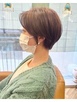 【春日美月】女性らしさをプラス♪ハンサムマッシュショート