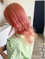 アーブル ヘアーアンドメイク(ARBRE) ピンクハイトーンブリーチダブルカラー髪質改善トリートメント