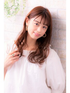 ソア 武蔵小杉(SOAR) 小顔黒髪大人ガーリーチョコレートカラーのモードプリカール