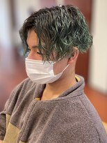 スカイ 亀戸店 (sky)&nbsp;ハイライト/マッシュパーマ/アッシュブラック<理容室>[亀戸]