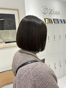 ジーナ 福岡天神(Zina) 《福岡天神》あごラインボブ