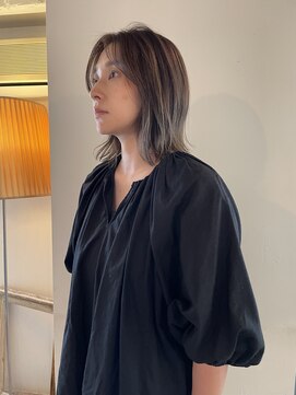 美容室 はなこ 【切りっぱなしボブ/グレージュ/バレイヤージュ】