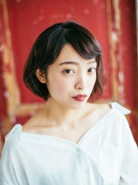 エーバイフー 江坂店(A BY WHO) A BY WHO 江坂/重めボブ/透明感カラー