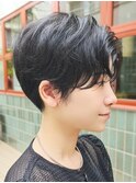 ニュアンスパーマ×大人ハンサムショート　フクザワ