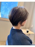 くびれショート／前髪なし／大人ショート／似合わせカット