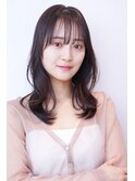 韓国レイヤー顔周りカット透明感カラー髪質改善艶髪シースルー