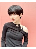 黒髪ショート☆似合わせカット【新宿】