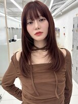 エジョン 三鷹店(Aejon) 顔まわりレイヤーカット姫カットレイヤーオリーブベージュ吉祥寺