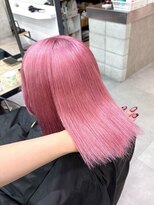 ベレーザ 渋谷(BELEZA)&nbsp;14891ブリーチ＆ダブルカラーベビーピンクホワイトピンク