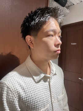 オーパスバイアンブルリュクス 池袋(Opus by ambleluxe) メンズカット/テーパーフェード/スパイキーショート