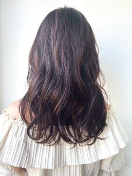 カバーヘア ブリス 上尾西口店(COVER HAIR bliss) 透明感大人可愛いダークブラウンカラー×ゆるふわ巻き髪p上尾