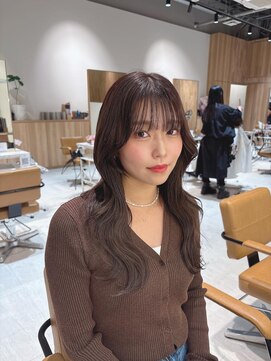 アエレ アヴェダ ゆめが丘ソラトス店(aere AVEDA) こっくりカラー×波巻き