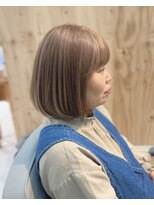 ウチコ 平尾店(u.chi.ko_si)&nbsp;白髪ぼかしと柔らかボブ