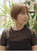 大人ショートボブ/20代30代40代50代/岡野亘希