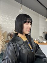 ソル(sol.) 黒髪ぱつっとボブ