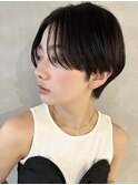 【PARK】ハンサムショート×グレージュブラック