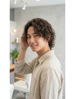 アッシュ 桜木町店(Ash)&nbsp;桜木町サーフカール/ツイストスパイラルパーマ/メンズ横浜