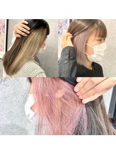 透明感インナーカラー♪枚方で人気イヤリングカラー