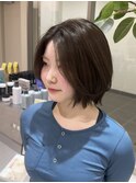 ボブレイヤー×明るめ透明感color
